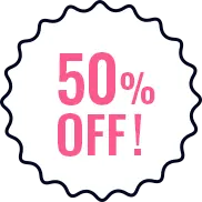 50%OFF!