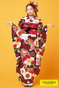 レトロ古典 可愛い 振袖