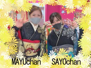 振袖 お友達同士 モード タカゼン心斎橋