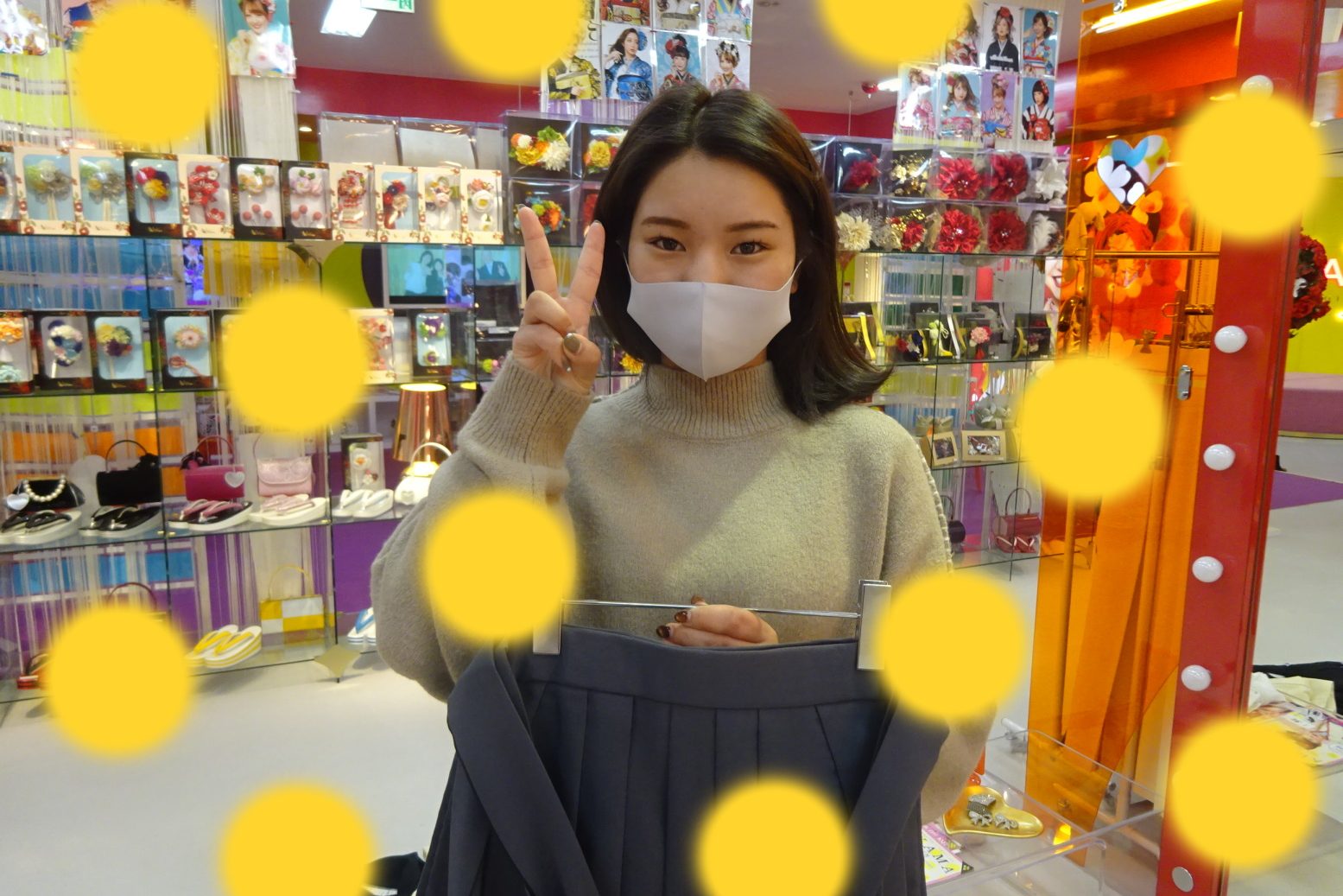 ♡7日 グレーのグラデーションの可愛い袴の姫ちゃん♡