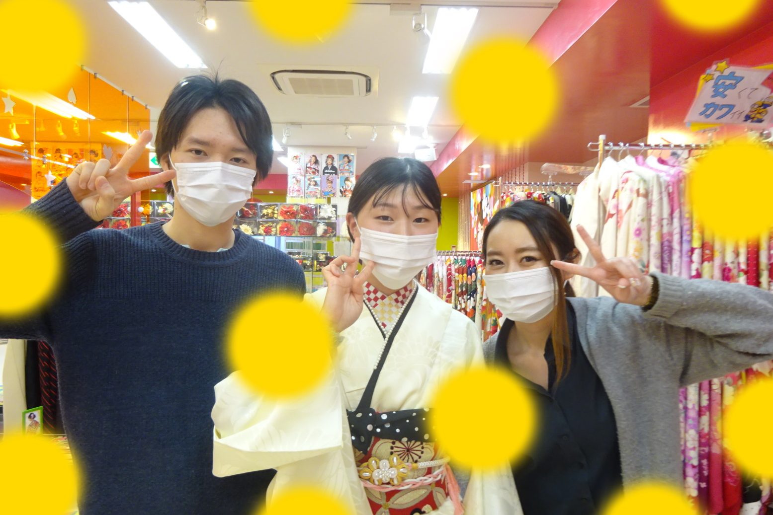 ♡10日 新作☆白無地の振袖姫ちゃん♡
