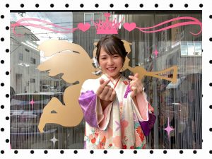 振袖　成人式　奈良　レンタル　古典柄　白