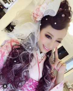 華 キュート 振袖