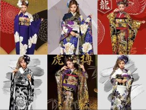 takazen　華　格好いい　振袖