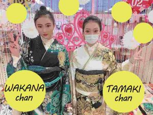 MODE系 振袖 TAKAZEN心斎橋店 ペアコーデ 双子コーデ