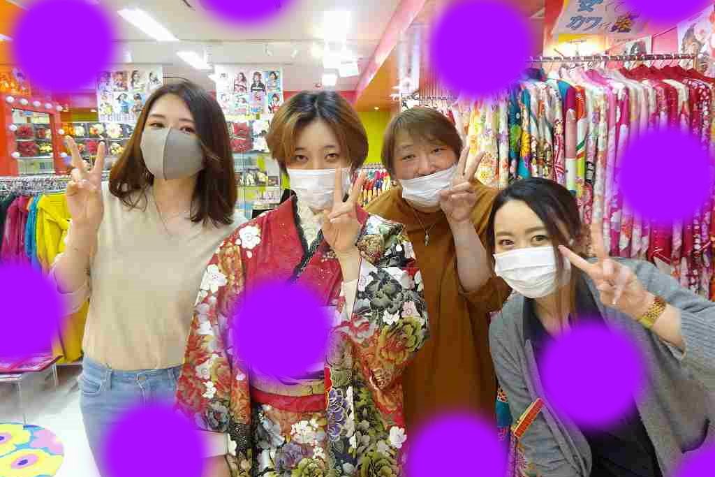 ♡16日 お写真プランのカッコイイ赤色のお振袖の姫ちゃん♡
