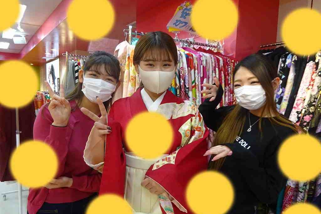 ♡26日 神戸で卒業式の袴レンタル古典柄袴姫ちゃん♡