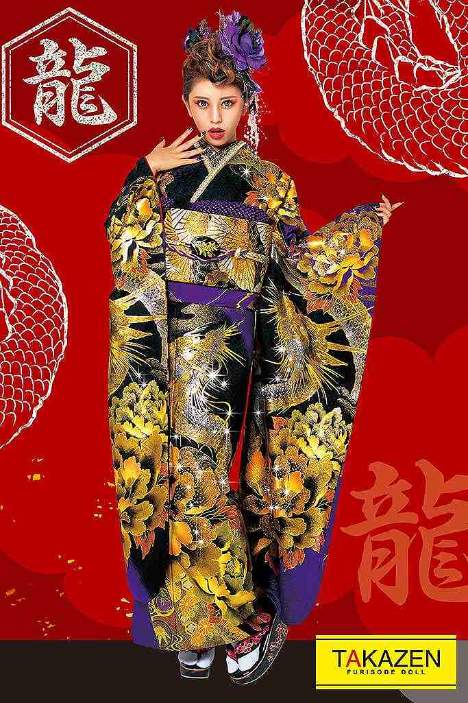 花魁風!渋くて可愛い派手派手振袖🎶