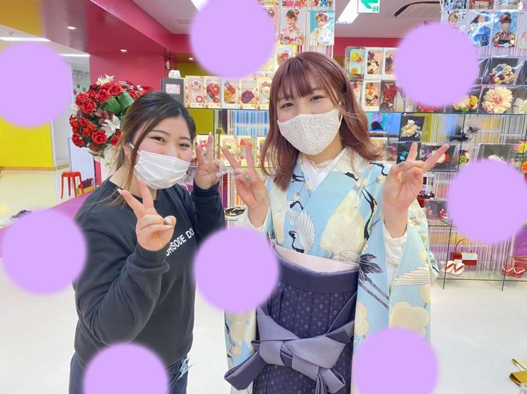 ♡27日 神戸三宮でオシャレな袴姫ちゃん♡