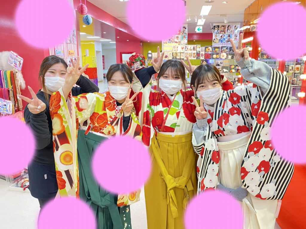 ♡22日 【神戸・三宮】卒業式は人気でオシャレな袴でカワイイ袴姫ちゃん♡