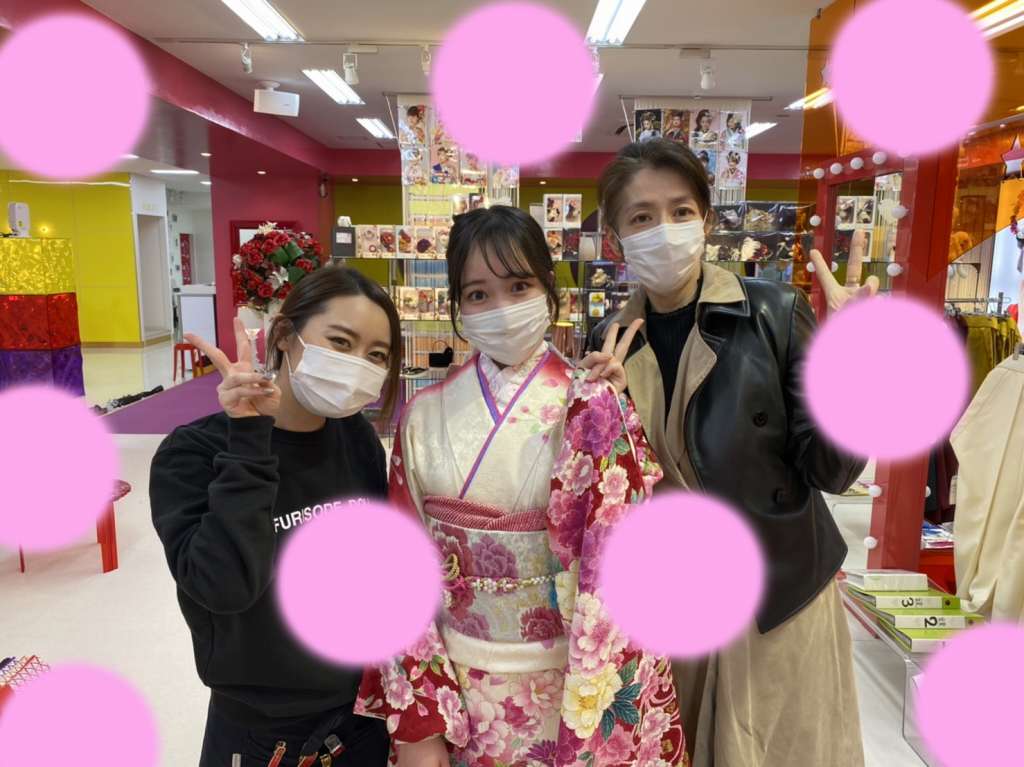 ♡25日 成人式はピンクで可愛くハタチらしい振袖姫ちゃん