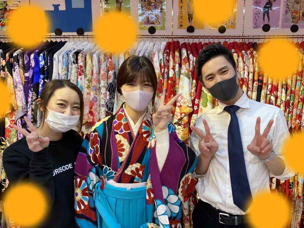 ♡26日　三宮・元町でオシャレで可愛い袴の姫ちゃん♡
