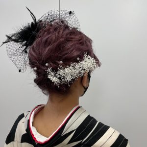 ヘアアレンジ ヘアセット 卒業式ヘア 袴