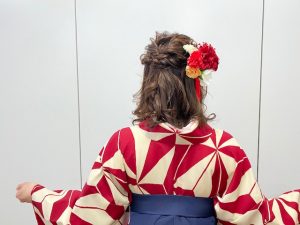 ヘアアレンジ ヘアセット 卒業式ヘア 袴