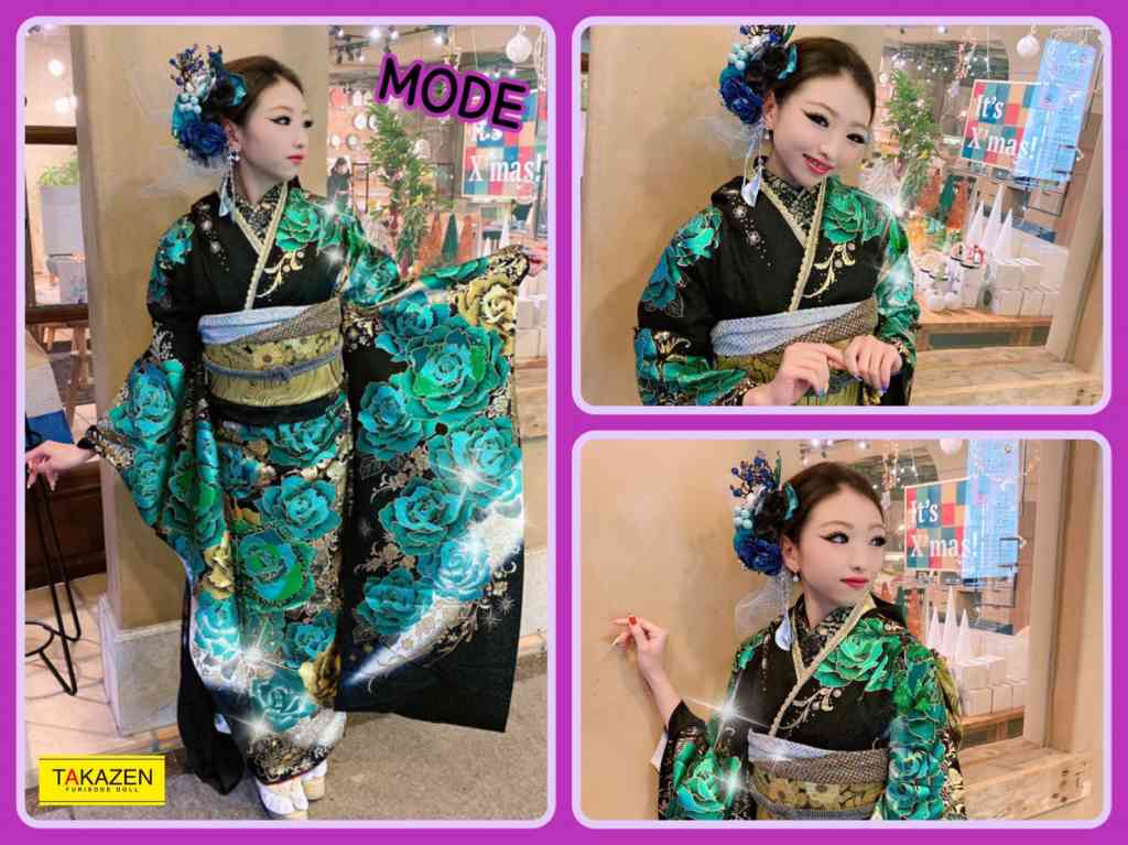 ♡3日 キラキラで可愛い薔薇柄のお振袖のご紹介♡