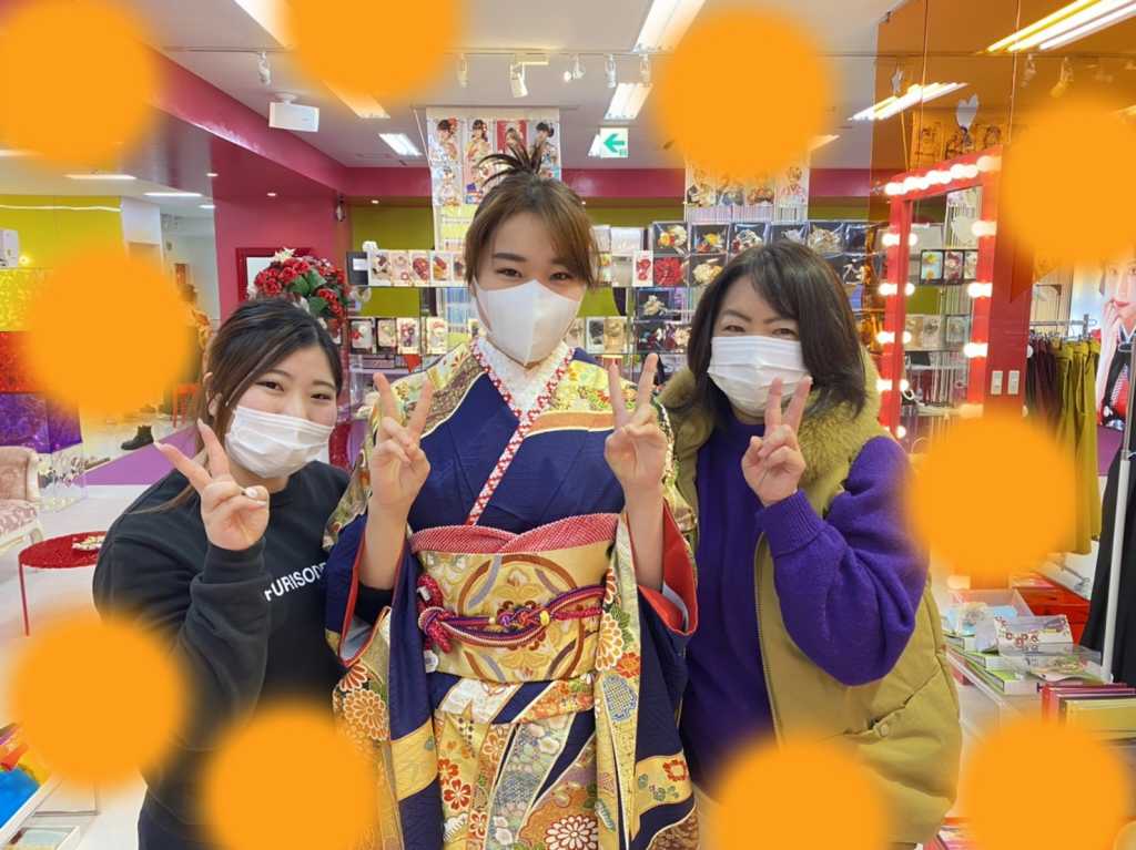 ♡10日 神戸市の豪華なお振袖の可愛い姫ちゃん♡