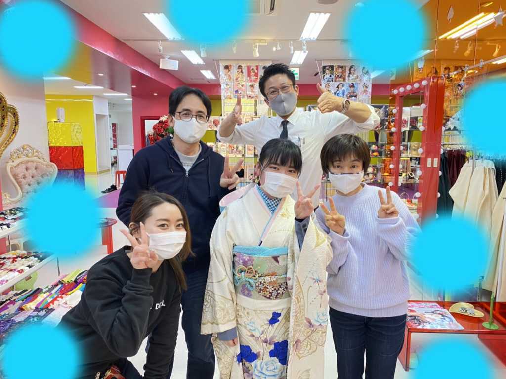 ♡7日 白地のモードの可愛いお振袖の姫ちゃん♡