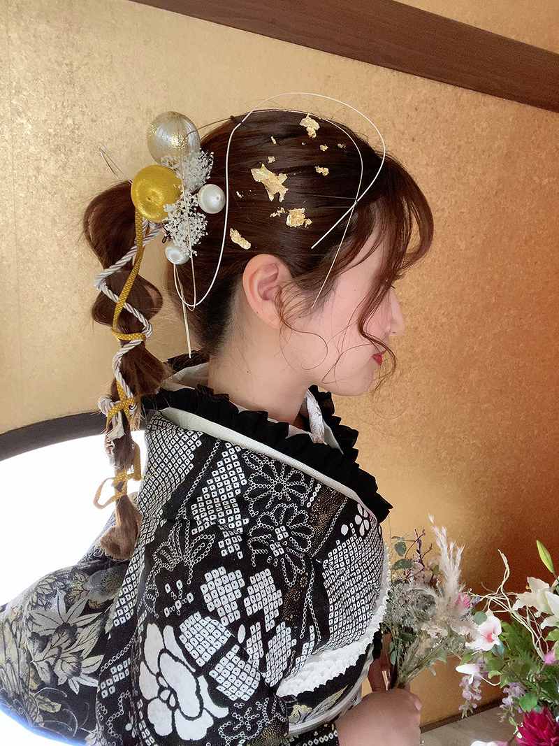 注目~~✨✨✨新作ヴィンテージ振袖撮影しました♡