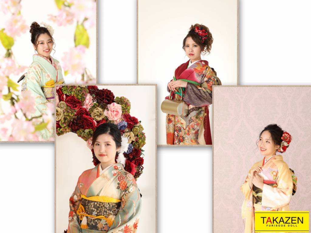 神戸三宮で成人式ママ振袖持ち込み・大人気の格安撮影プラン10780円！！ヘアメイク・着付け・撮影料込み★