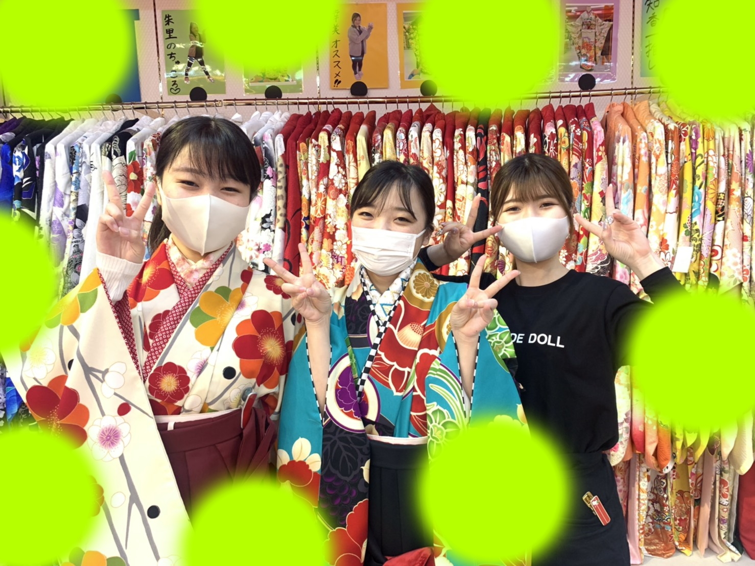 ♡19日　お友達同士の仲良し袴姫ちゃん♡