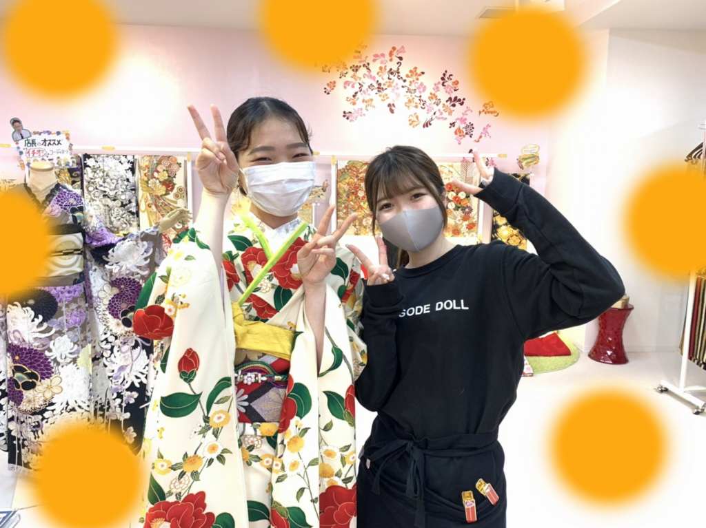 ♡12日　成人式は個性的可愛く☆レトロの振袖姫ちゃん♡