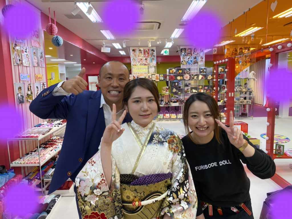 ♡3日　桂由美のモードのお振袖の可愛い姫ちゃん♡
