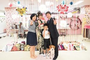 前撮り　振袖　TAKAZEN心斎橋店