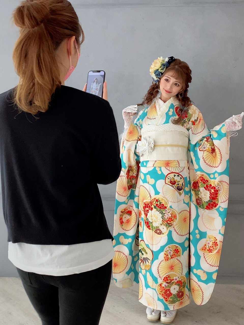 うかちゃん 振袖撮影