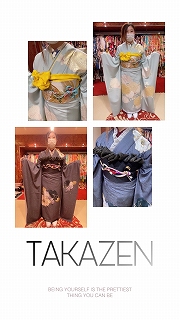 TAKAZEN心斎橋店　振袖　コーディネイト