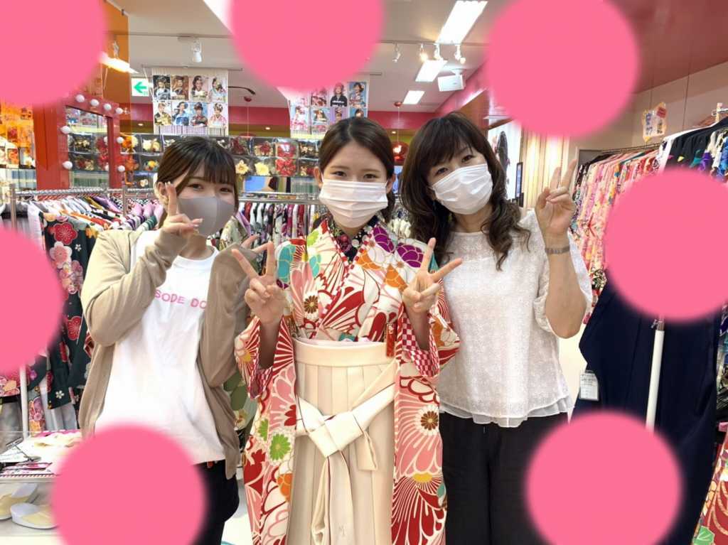♡20日　お友達同士で流行りの可愛い袴レンタル姫ちゃん♡