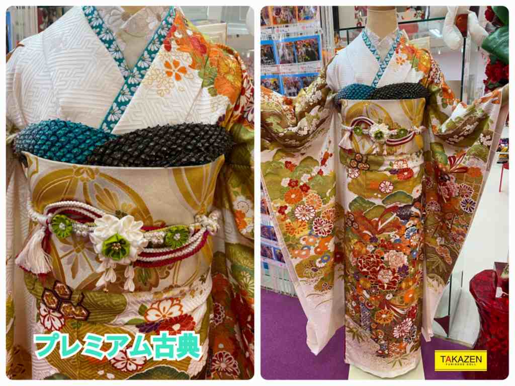 ♡12日 豪華で可愛いプレミアム古典のお振袖のマネキンのご紹介♡