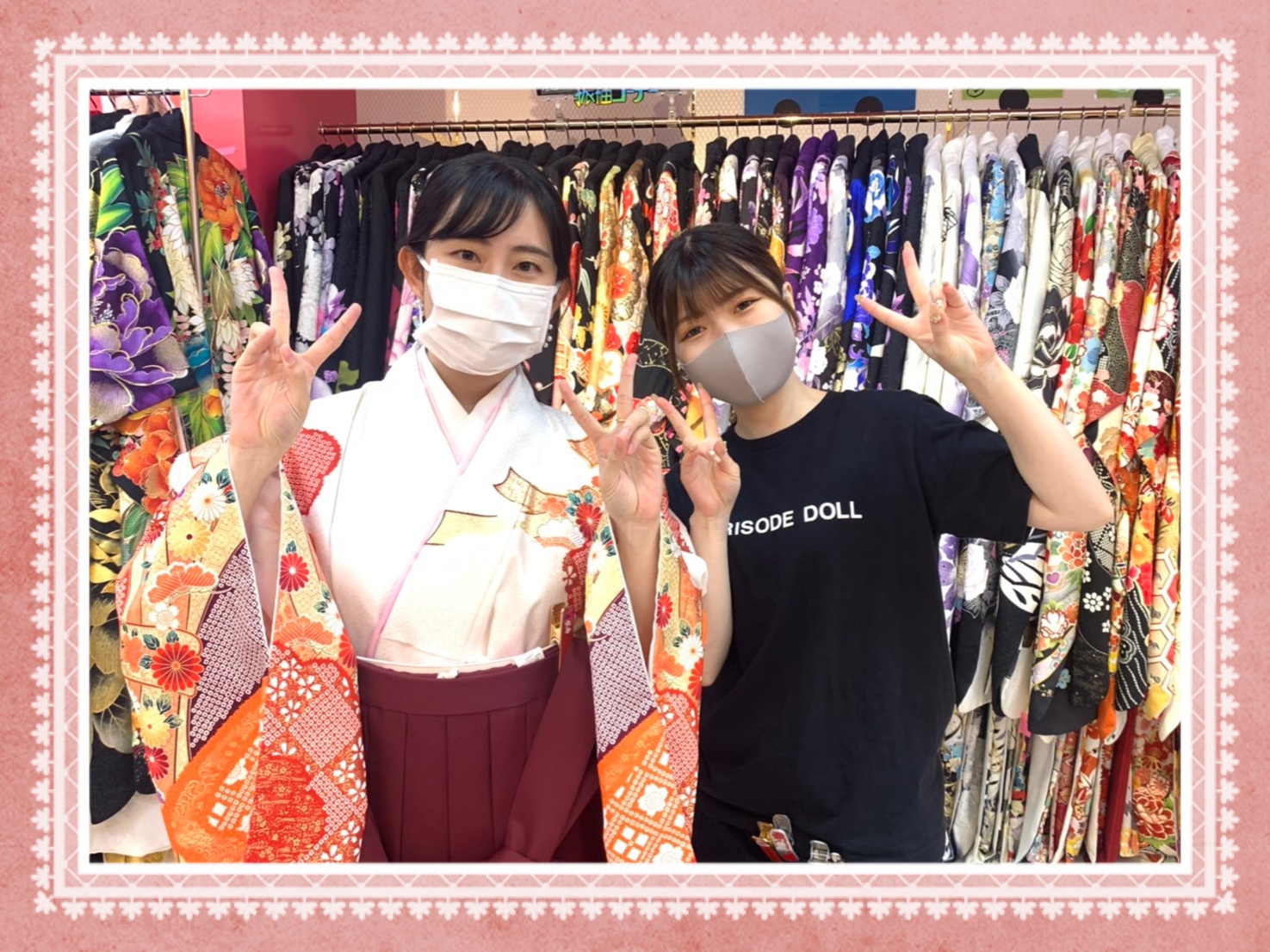 【TAKAZEN神戸店】♡29日 玉城ティナの新作の可愛い袴の姫ちゃん♡