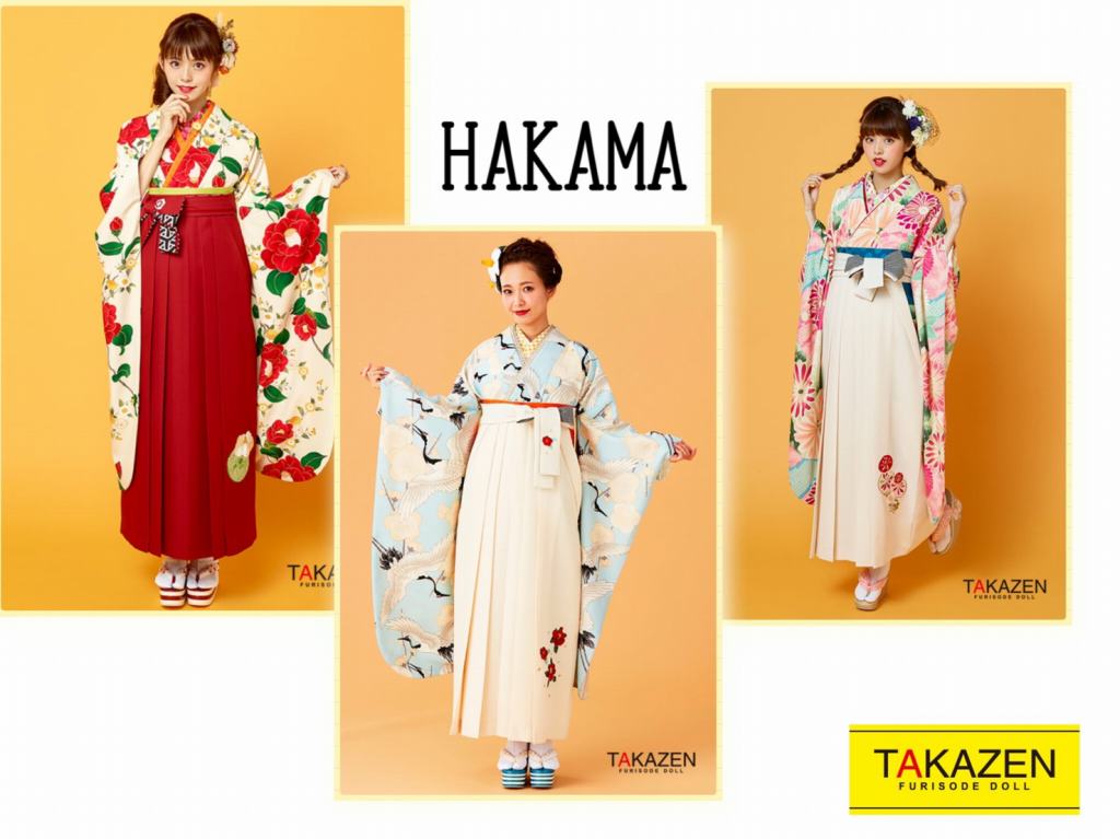 神戸・三宮で卒業式の袴探しならTAKAZEN♡定番のレトロや新作も入荷してます♡