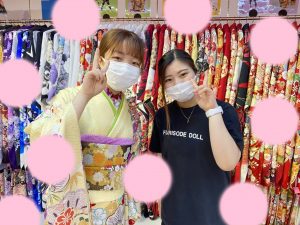 TAKAZEN タカゼン 振袖 成人式 レンタル 古典柄 クリーム