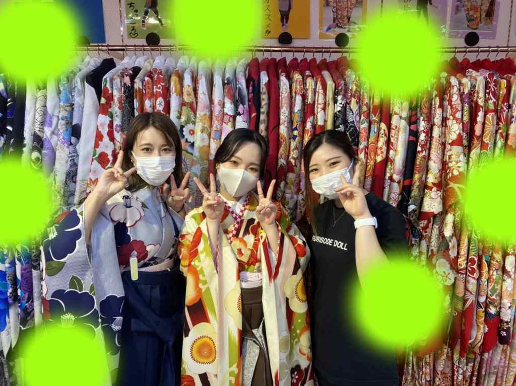 【TAKAZEN神戸店】♡6日 お友達同士のイマドキの可愛い袴の姫ちゃん♡