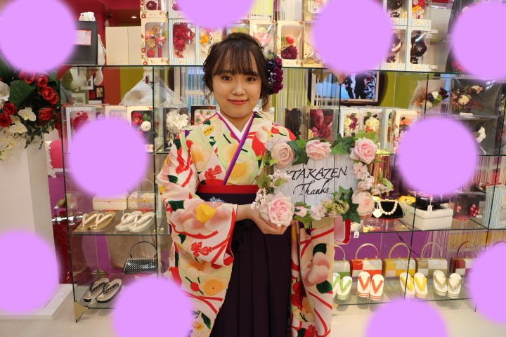 TAKAZEN タカゼン 袴 卒業式 レンタル 格安 可愛い