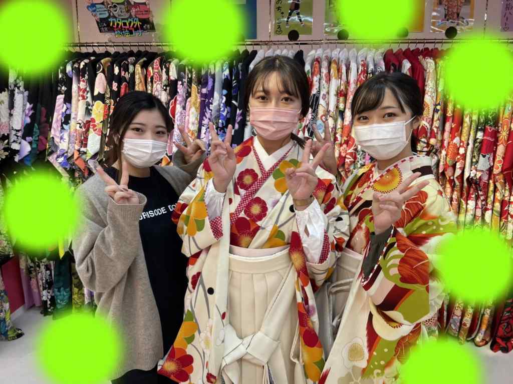 【TAKAZEN神戸店】♡21日 イマドキの淡い袴の可愛い袴の姫ちゃん♡