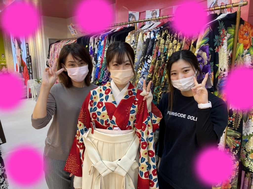 【TAKAEZN神戸店】♡28日 卒業式のレトロの可愛い袴の姫ちゃん♡