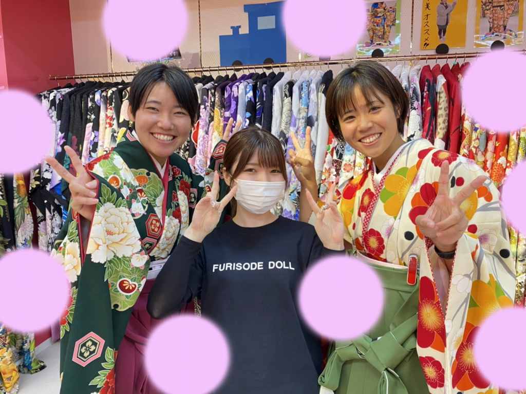 【TAKAZEN神戸店】♡25日 お友達同士で大人気の古典&レトロで可愛い袴姫ちゃん♡