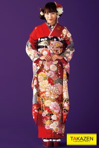 安い 振袖 赤
