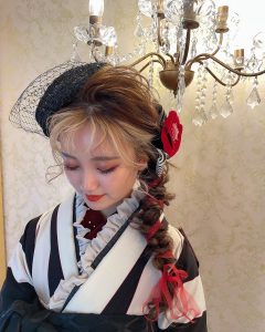 振袖 ヘアアレンジ 成人式ヘア