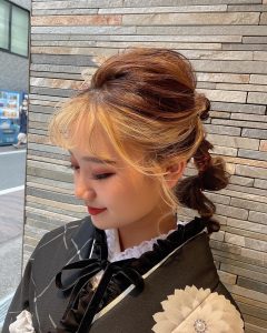 振袖 ヘアアレンジ 成人式ヘア