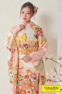 振袖 可愛い 古典 ピンク 清楚 綺麗 上品 成人式