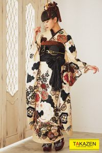 振袖 ベージュ 可愛い 人気 ハタチ