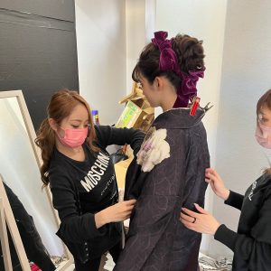 振袖 着付け