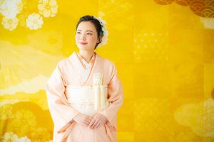 振袖　白