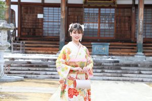 振袖　白