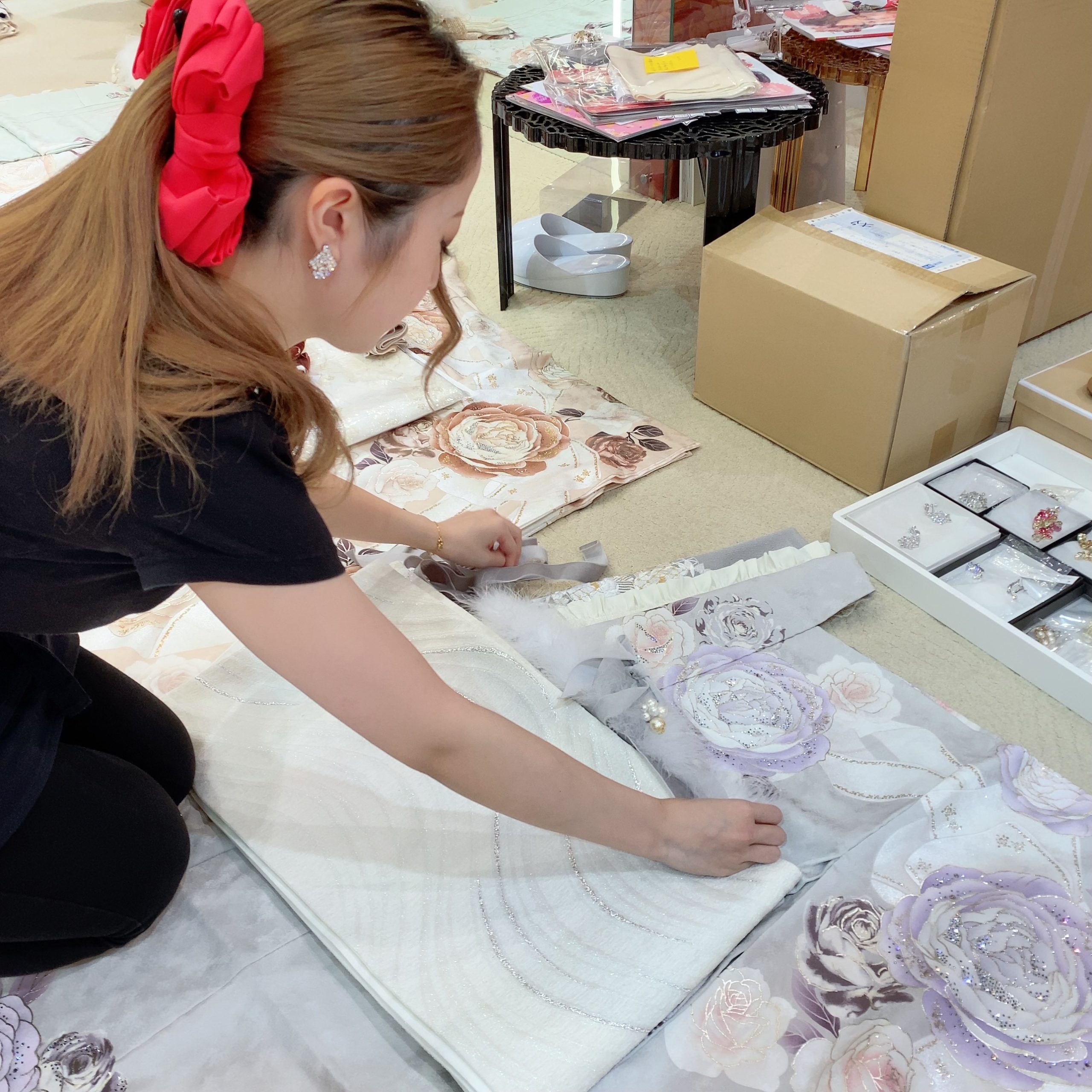 振袖のカタログ撮影に密着!!~制作風景から撮影現場まで~