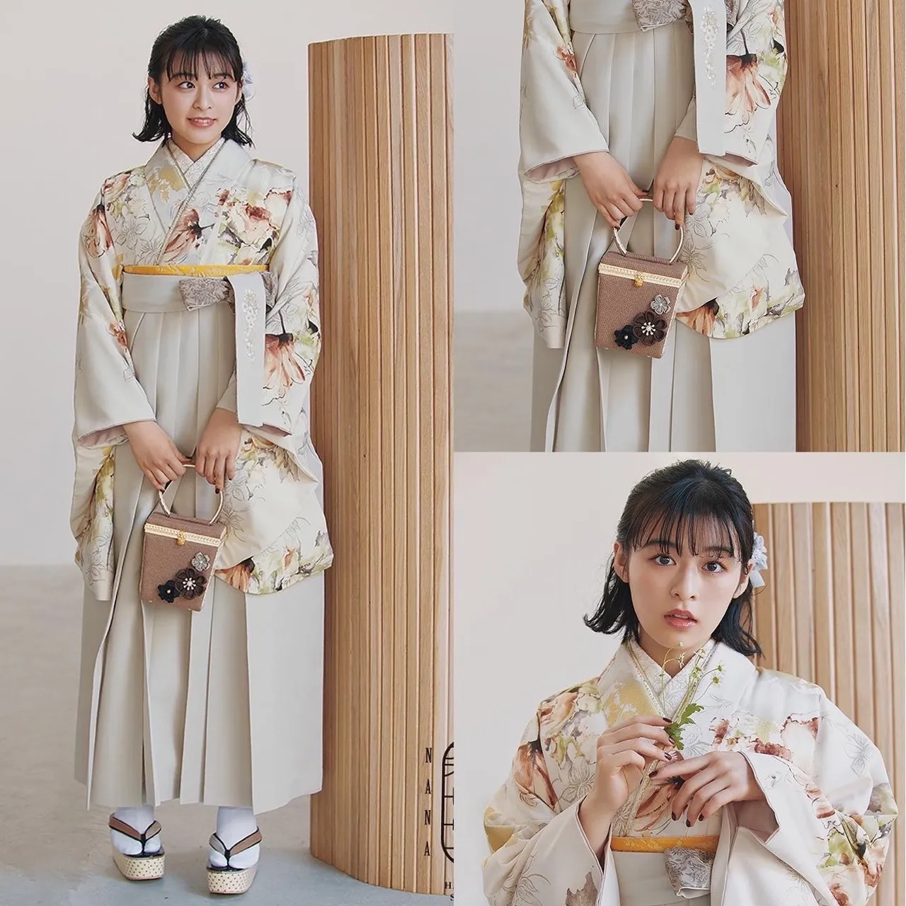 【TAKAZEN奈良店】森七菜ちゃんの可愛いおしゃれな袴ご紹介♡