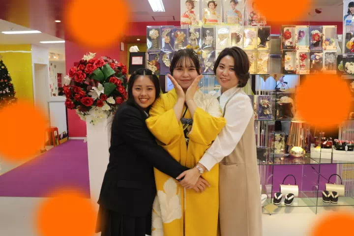 TAKAZEN神戸三宮店　前撮り撮影会　イマドキ　カワイイ　コディネート　振袖　レンタル　袴　古典　レトロ